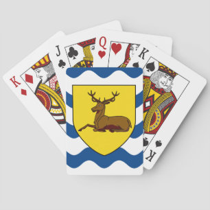 Flagge von Hertfordshire-Spielkarten Spielkarten
