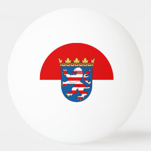 Flagge von Hesse Ping Pong Ball Tischtennisball