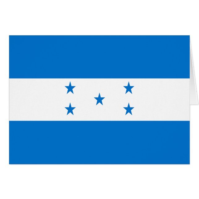 Flagge von Honduras (Vorderseite (Horizontal))