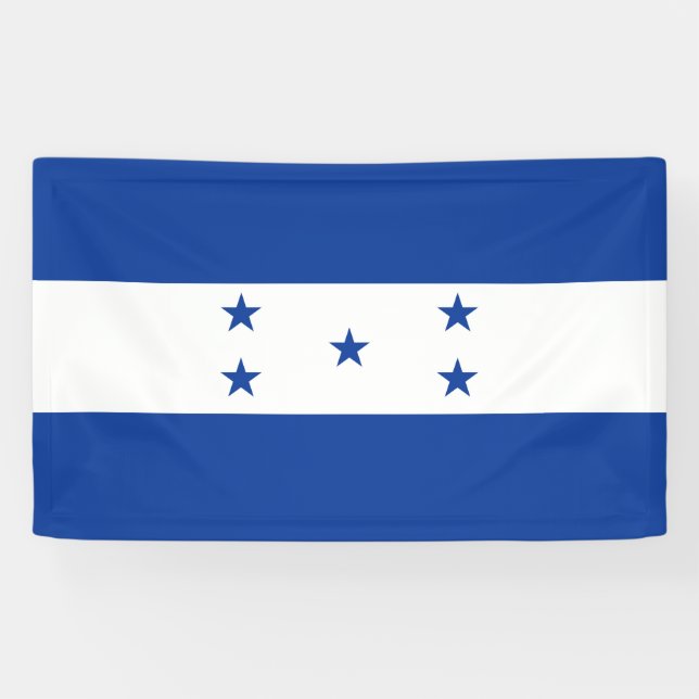 Flagge von Honduras Banner (Horizontal)
