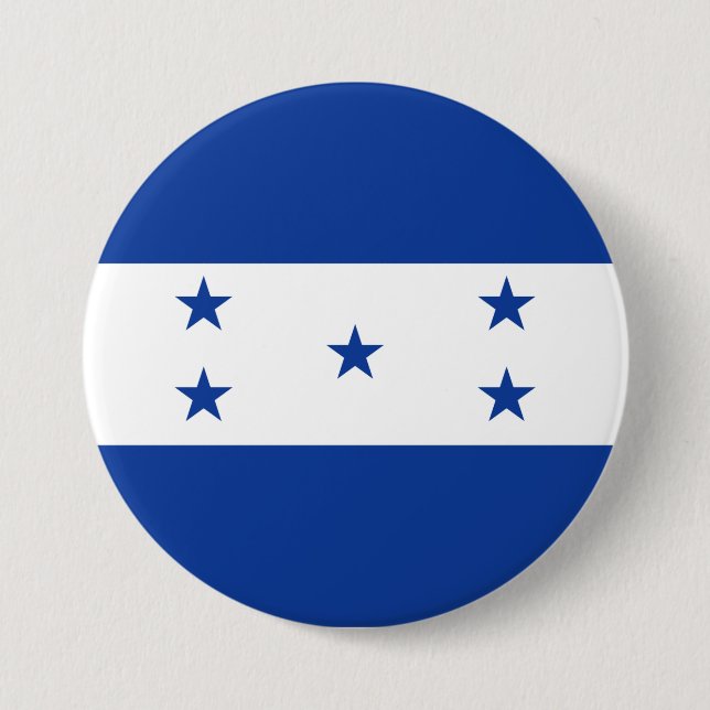 Flagge von Honduras Button (Vorderseite)