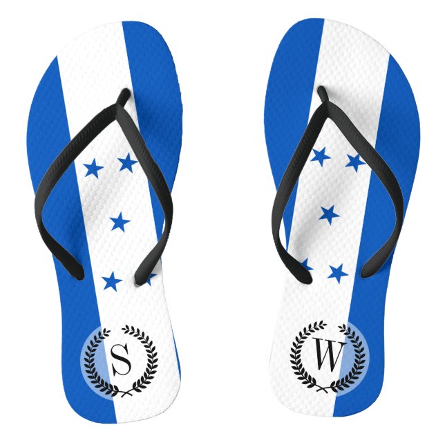 Flagge von Honduras Flip Flops (Fußbett)
