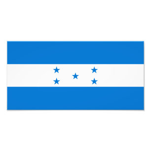 Flagge von Honduras Fotodruck