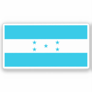 Flagge von Honduras individuell zugeschnitten  Aufkleber