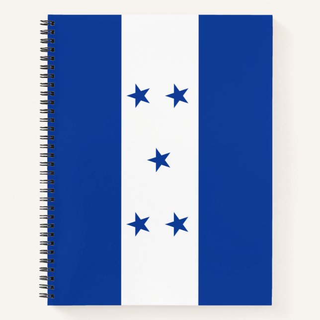 Flagge von Honduras Notizbuch (Vorderseite)