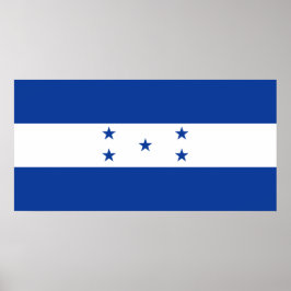 Flagge von Honduras Poster