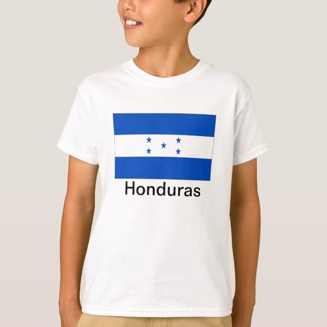 Flagge von Honduras T-Shirt (Vorderseite)