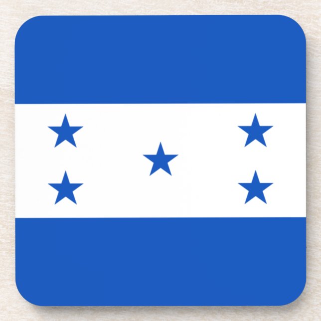 Flagge von Honduras Untersetzer (Vorderseite)