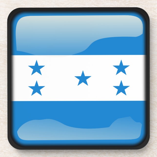 Flagge von Honduras Untersetzer (Vorderseite)