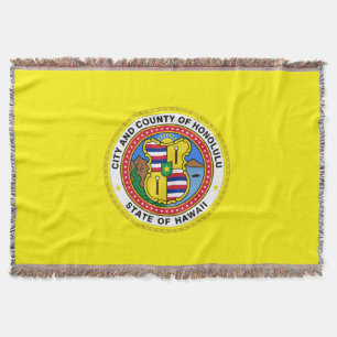 Flagge von Honolulu Decke