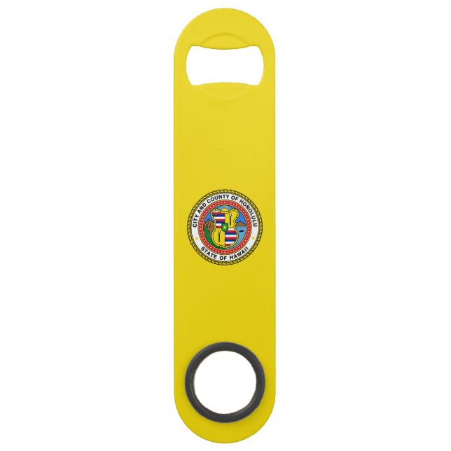 Flagge von Honolulu, Hawaii Bar Key (Vorderseite)