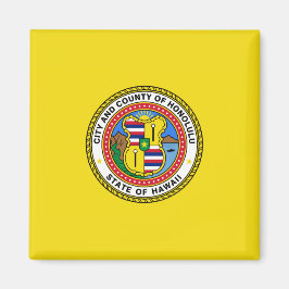 Flagge von Honolulu (Hawaii) Magnet