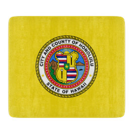 Flagge von Honolulu (Hawaii) Schneidebrett