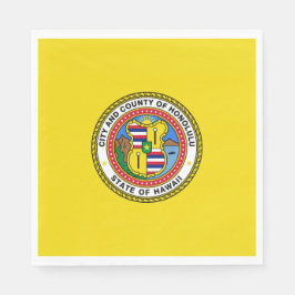 Flagge von Honolulu (Hawaii) Serviette