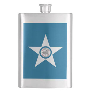 Flagge von Houston, Texas Flask Flachmann