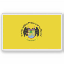 Flagge von Huaral, Peru Aufkleber
