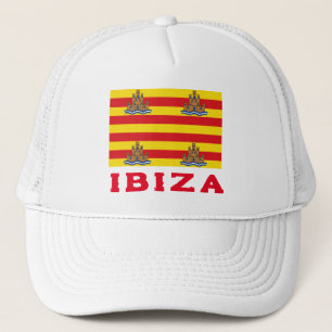 Flagge von Ibiza, SPANIEN Truckerkappe