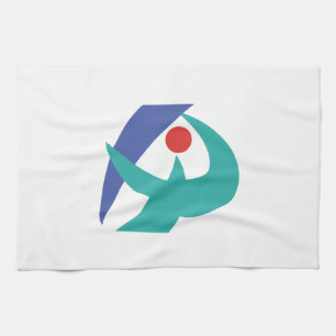 Flagge von Iga, Mie, Japan Geschirrtuch