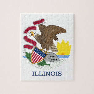 FLAGGE VON ILLINOIS