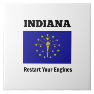 Flagge von Indiana, Restart Your Engines Fliese