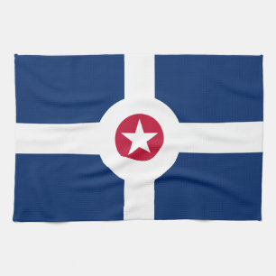 Flagge von Indianapolis, Indiana Handtuch