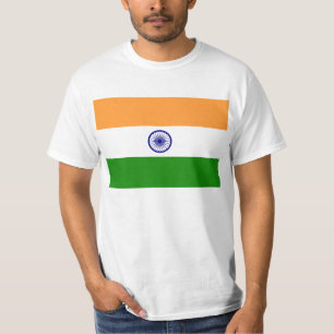 Flagge von Indien-T-Shirt T-Shirt