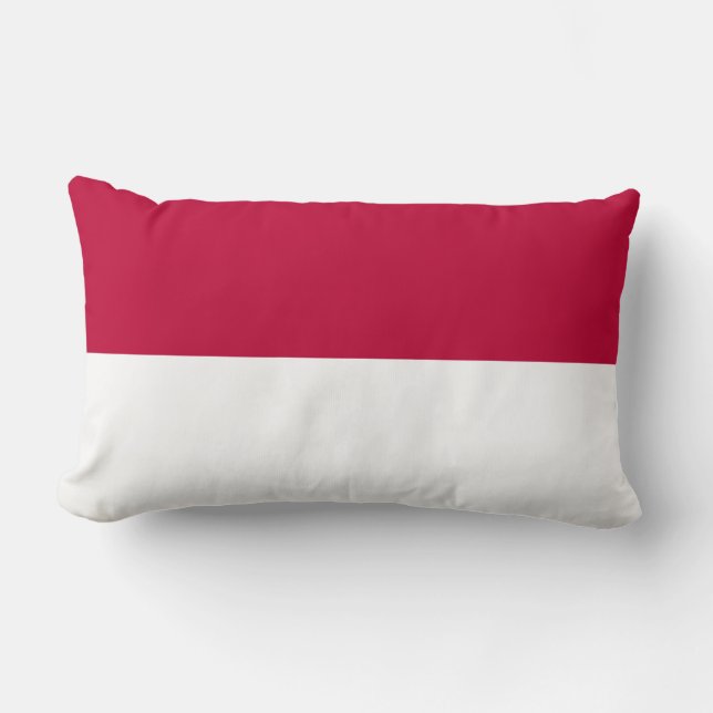 Flagge von Indonesien Lendenkissen (Vorderseite)