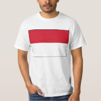 Flagge von Indonesien-T-Shirt