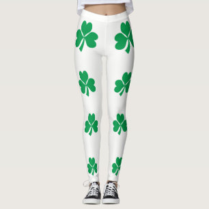 Flagge von Irland-Kleeblatt Leggings