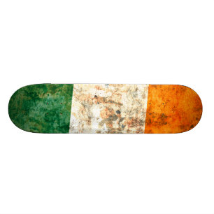 Flagge von Irland Skateboard