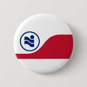 Flagge von Irving, Texas Button