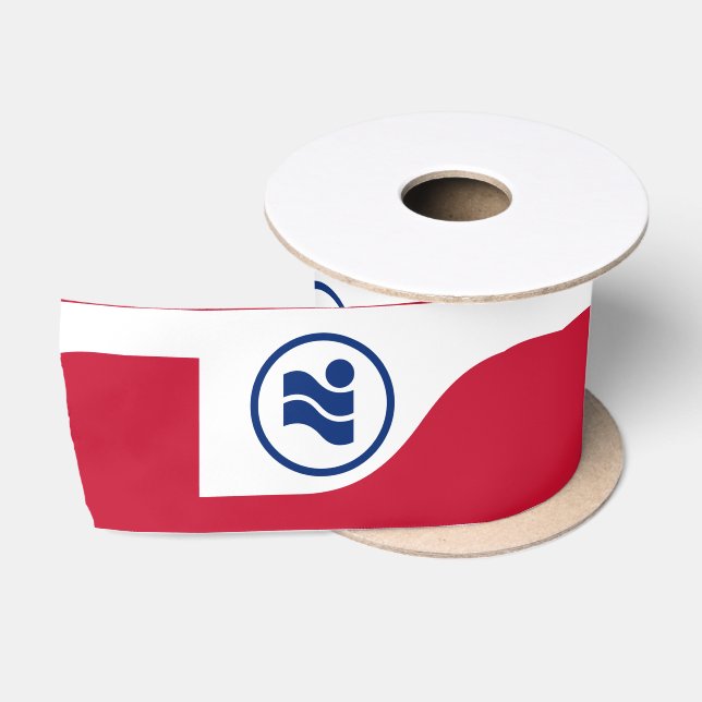 Flagge von Irving, Texas Satinband (Spule)