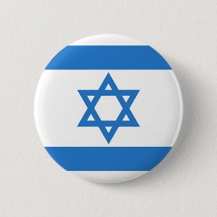 Flagge von Israel Button