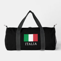 Flagge von Italien benutzerdefinierte Reisetasche