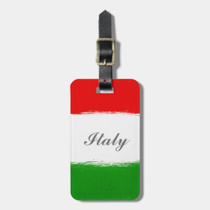 Flagge von Italien Gepäckanhänger