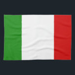 Flagge von Italien Küchentuch<br><div class="desc">Die schöne und ikonenhafte rote,  weiße und grüne Flagge von Italien.</div>
