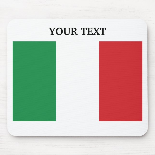 Flagge von Italien Mousepad (Vorne)