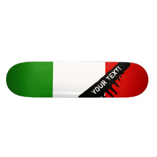 Flagge von Italien Skateboard