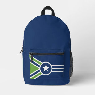 Flagge von Jackson, Tennessee Bedruckter Rucksack