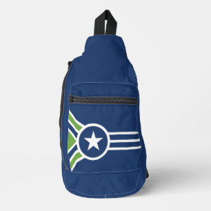 Flagge von Jackson, Tennessee Crossbody Bag