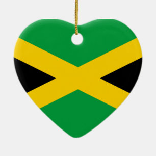 Flagge von Jamaika Keramikornament