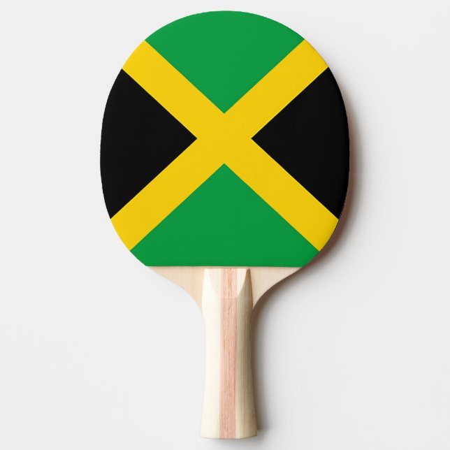 Flagge von Jamaika Tischtennis Schläger (Vorderseite)