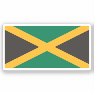 Flagge von Jamaika Vinyl-Aufkleber nach Maß Aufkleber