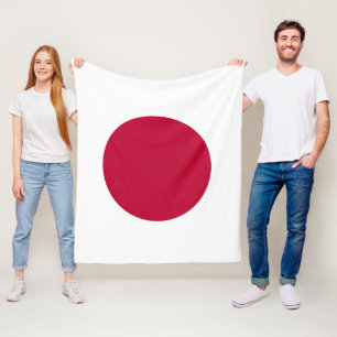 Flagge von Japan- oder Hinomarumedium Fleecedecke