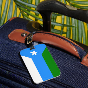 Flagge von Jubaland, Somalia Gepäckanhänger