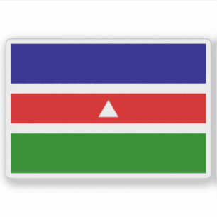 Flagge von Juiz de Fora, Brasilien Aufkleber