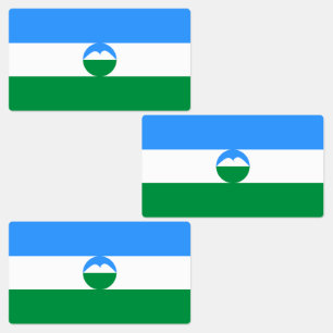 Flagge von Kabardino-Balkarien Etiketten