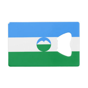 Flagge von Kabardino-Balkarien Geldbeutel Flaschenöffner