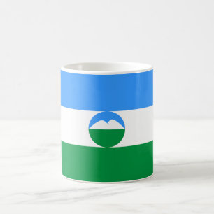Flagge von Kabardino-Balkarien Kaffeetasse