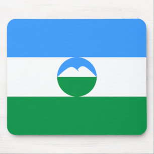 Flagge von Kabardino-Balkarien Mousepad